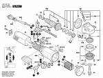 Bosch 0 601 805 773 Gws 14-125Ce Angle Grinder 230 V / Eu Spare Parts